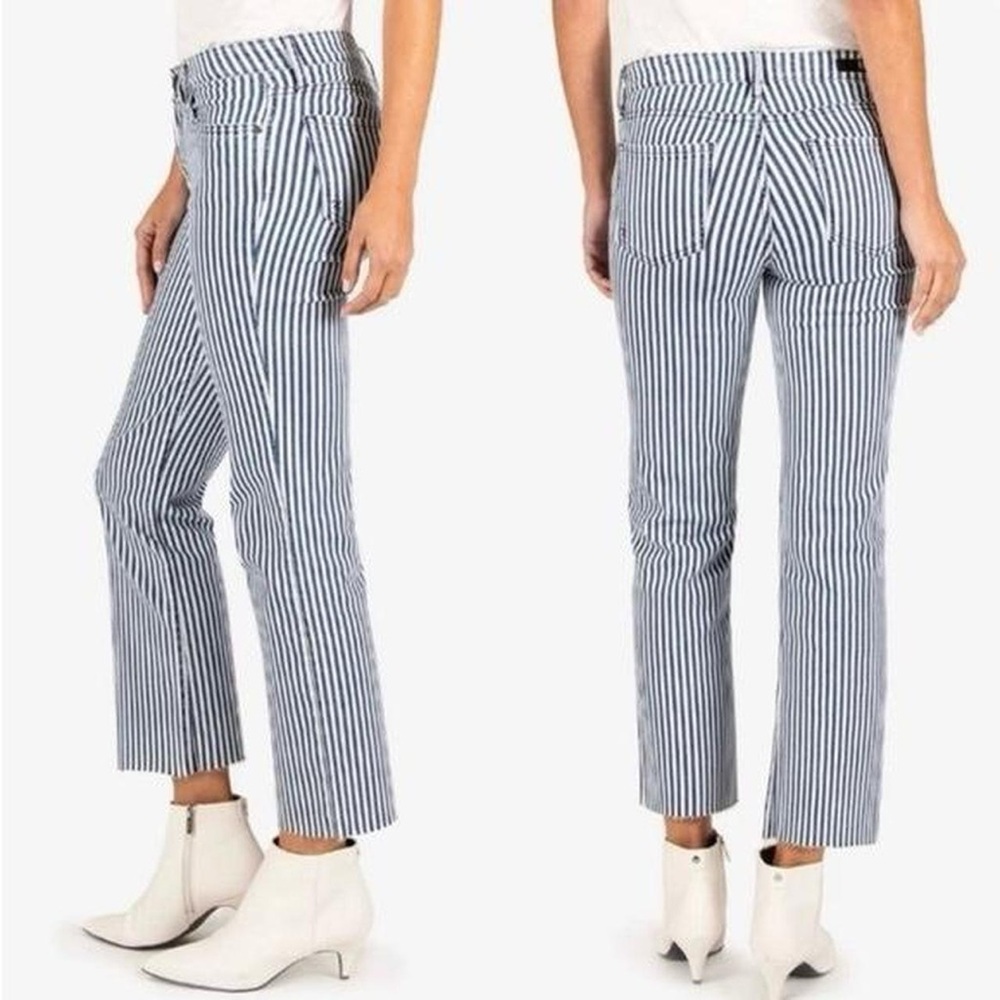 KUT From The Kloth Kelsey high rise ankle flare